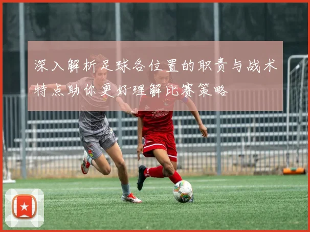 深入解析足球各位置的职责与战术特点助你更好理解比赛策略